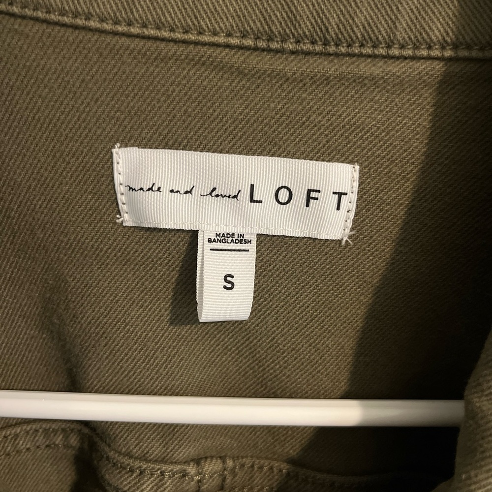 Loft Drawstring Denim Jacket - Picture 6 of 7